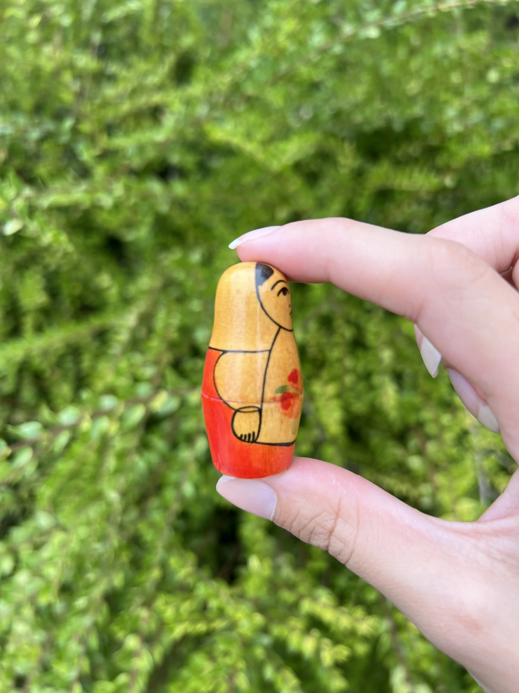 🪆 Boneca russa Matrioshka vintage feita na URSS de madeira 4 peças – photo 14